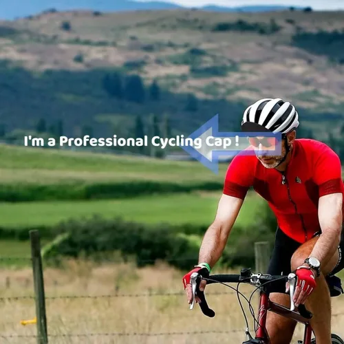 Vista 8 de Funny - Gorra de ciclismo de poliéster para ciclismo, forro de casco transpirable y absorción de sudor