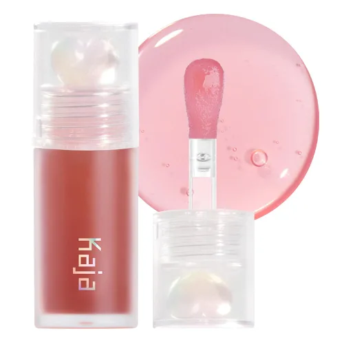 Vista 10 de Kaja Juicy Glass - Aceite para rellenar los labios 01 Rose Hip Spritz Hidratante, se siente voluminoso y ligero con aceite de frutas de árbol