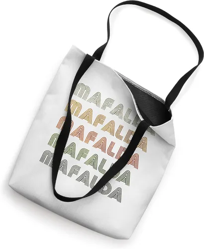 Vista 2 de Love Heart Mafalda Tee GrungeVintage Style Black Mafalda Tote Bag
