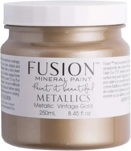 Vista 8 de Fusion Mineral Paint Metálicos (1.3 fl oz, Bronce)