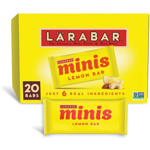 Vista 14 de Larabar - Mini barras de masa de galletas con chispas de chocolate, barra vegana de frutas y nueces sin gluten, barras de 0.78 onzas, 20