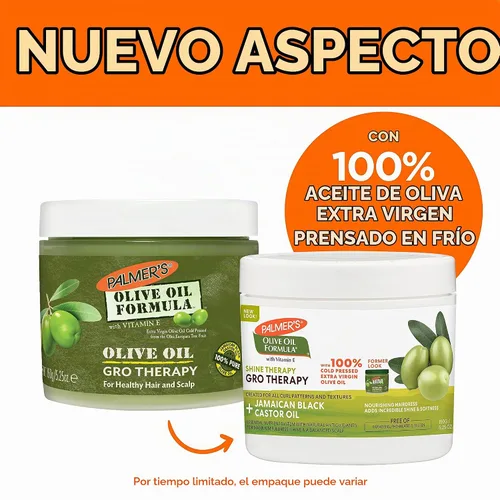 Vista 3 de Palmer's GRO Shine Therapy - Cabello con fórmula de aceite de oliva (5.25 onzas) Conditioning Hairdress with Jamaican Black Castor Oil for Healthy