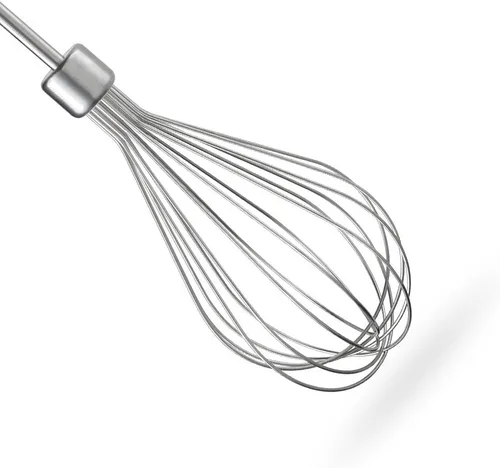 Vista 2 de KitchenAid, KHMPW, batidora de mano con varillas de acero inoxidable