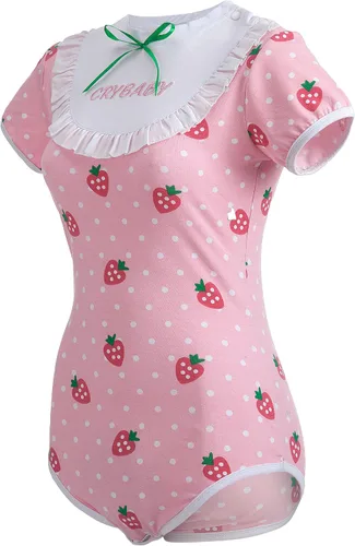 Vista 5 de Littleforbig - Pañal para adulto, diseño de fresas