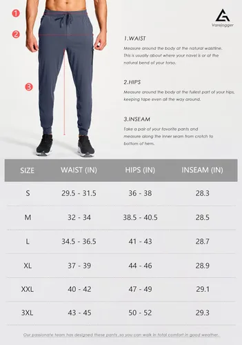 Vista 6 de Pantalones deportivos para hombre, ligeros, para correr, entrenamiento, gimnasio, pista, golf, bolsillos con cremallera