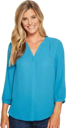 Vista 55 de Blusa petite para mujer con manga 3/4 de la marca NYDJ Alicia Glen