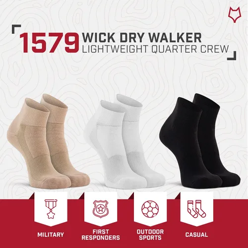 Vista 5 de FoxRiver Wick Dry Walker - Calcetines deportivos para mujer