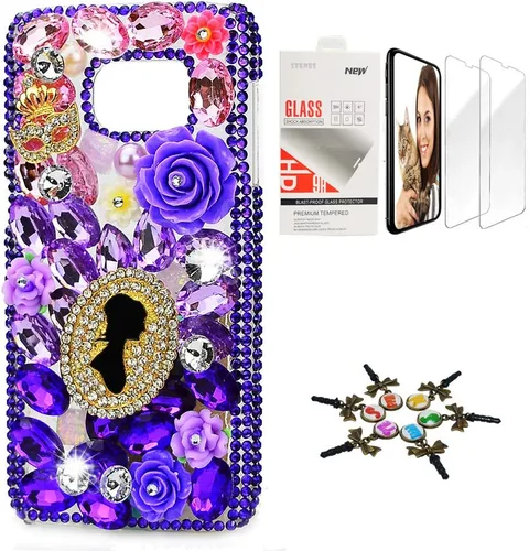 Vista 17 de Bling Case SSSGCDwSPSeries-24 - Funda con diseño 3D hecho a mano, 100 + cristales
