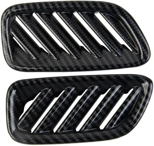 Vista 5 de Cubierta de ventilación de aire lateral superior de fibra de carbono, kit de ajuste de salida de CA, interior para Hyundai Palisade 2020-2025