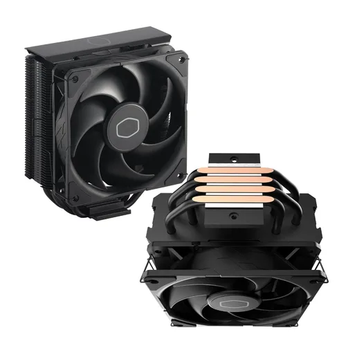 Vista 14 de Cooler Master Hyper 212 - Enfriador de aire negro para CPU, 4 tubos de calor, ventilador PWM
