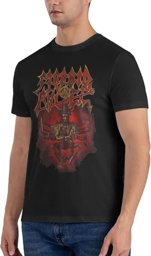 Vista 4 de PEYDEN Morbid Angel T Shirt Men Summer Fashion Breathable Cotton Round Neckline Shirt Sports Fitness Short Sleeve Tees