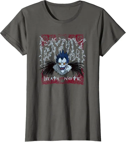 Vista 6 de Death Note Camiseta Ryuk Heavy Metal, Negro, S