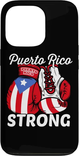 Vista 10 de Guantes de boxeo con la bandera de Puerto Rico para iPhone 16 Boricua Puerto Rican Pride Case