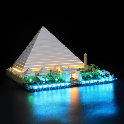 Vista 2 de LIGHTAILING Light Kit Compatible with LEGO 21058 Great Pyramid of Giza Set