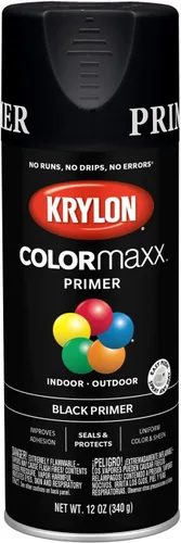 Vista 13 de Krylon K05554007 COLORmaxx Pintura en aerosol y base para uso en interiores y exteriores, color almendra satinada, 12 onzas (paquete de 1)