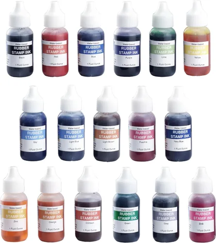 Vista 2 de Infusion Botellas de repuesto de tinta de sellos, 1 onza, paquete de 3, color negro