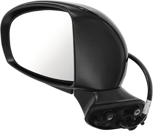 Vista 209 de TRQ Espejo plegable con calefacción eléctrica del lado del conductor con indicador de punto ciego pintura a juego negro liso compatible con Kia