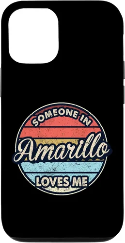 Vista 26 de iPhone 16 Someone In Amarillo Loves Me City US USA Case