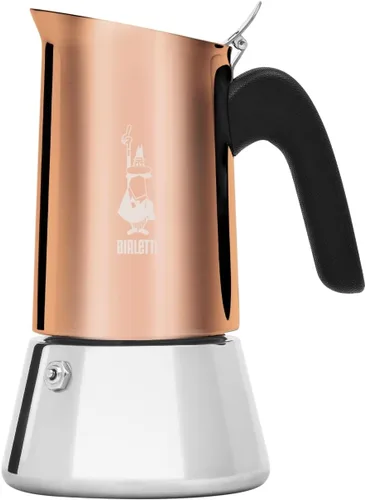 Vista 8 de Bialetti - Nueva cafetera Venus Induction, apta para todo tipo de placas, acero 18/10, 4 tazas (5.7 onzas), aluminio, cobre