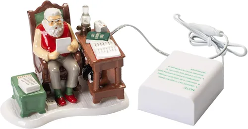 Vista 4 de Department56 Department 56 Original Snow Santa Comes to Town 2018 Figuras de aldea