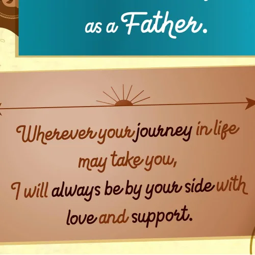 Vista 9 de Prime Greetings Tarjeta del día del padre del hijo, hecha en Estados Unidos, ecológica, tarjeta gruesa con sobre de primera calidad de 5 x 7.75