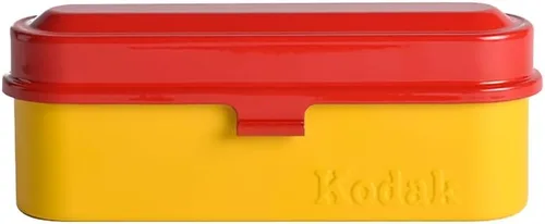 Vista 14 de Kodak Steel 35mm FIlm Roll Case, Holds 5 Rolls (All Black)