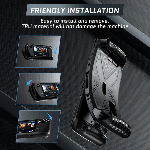 Vista 4 de RHOTALL Funda protectora de TPU duradera compatible con cubierta de vapor, accesorios de protección completa para cubierta de vapor con diseño