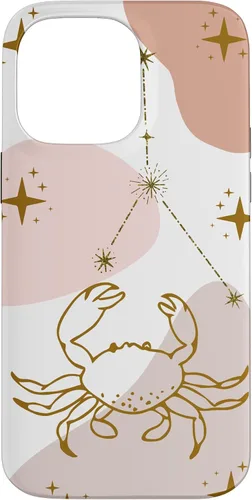 Vista 21 de Cancer Celestial Zodiac Sign Constellation Pastel Aesthetic Case for iPhone 17