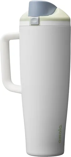 Vista 11 de Owala FreeSip - Botella de agua de acero inoxidable, 30 onzas, pastel de comida de ángel Angel Food Cake