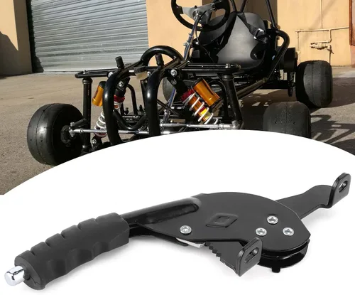 Vista 2 de Palanca de bomba de freno de motocicleta, mango universal, palanca de freno frontal, freno de mano, apto para Kart ATV, motocicleta, tercera rueda