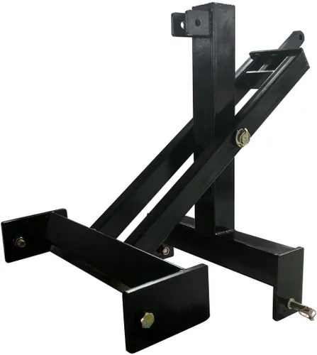 Vista 4 de Titan Attachments Elevador de tijera de 3 puntos para tractores de categoría 1, elevación de manipulación de materiales para elevar, bajar