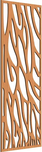 Vista 179 de 9 3/8"W x 24 3/8"H x 1/4"T Bristol Decorativos Paneles de Pared de Madera Calado, Cereza