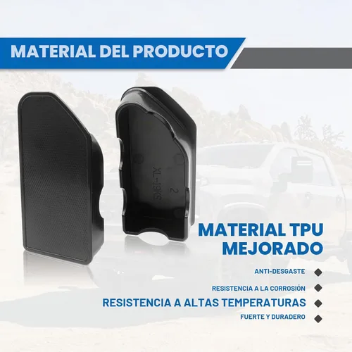 Vista 4 de Fundas de bolsillo para estaca para riel de cama, compatibles con GMC Sierra 1500/Chevy Silverado 1500 2014-2018 y Silverado/Sierra 2500/3500HD