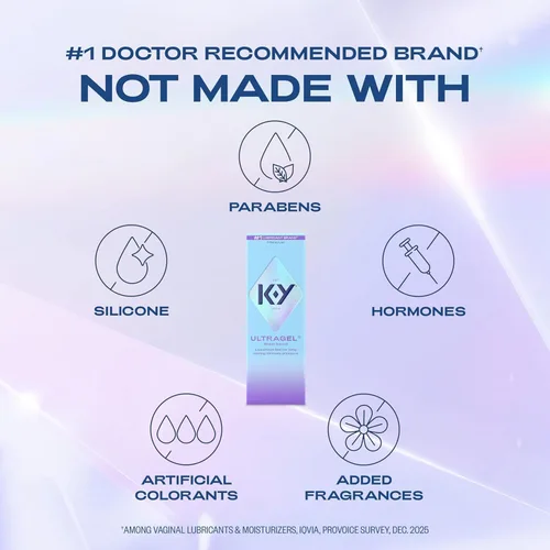 Vista 2 de Lubricante personal Ultragel K-Y - 1.5 oz, paquete de 3