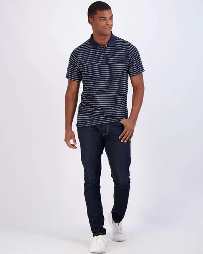 Vista 5 de Real Essentials 3 Pack Polo de manga corta de secado rápido para hombre, rendimiento deportivo (disponible en tallas grandes y largas)