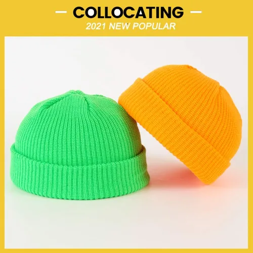 Vista 4 de Gorros de invierno unisex Beanie Knit Caps Classic Warm Winter Hats