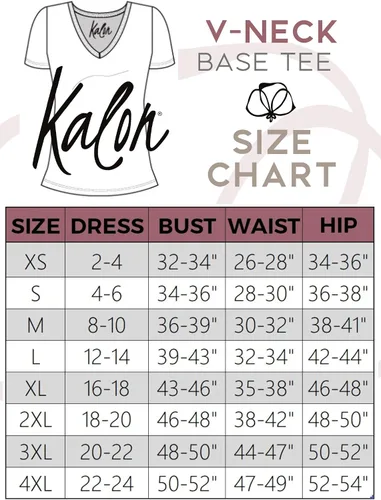 Vista 5 de Kalon - Paquete de 4 camisetas interiores con cuello en V para mujer