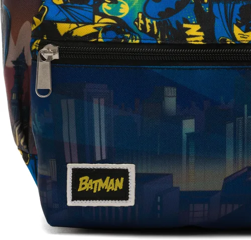 Vista 8 de Wondapop Batman KaPow - Mini mochila de nailon de lujo de 13 pulgadas