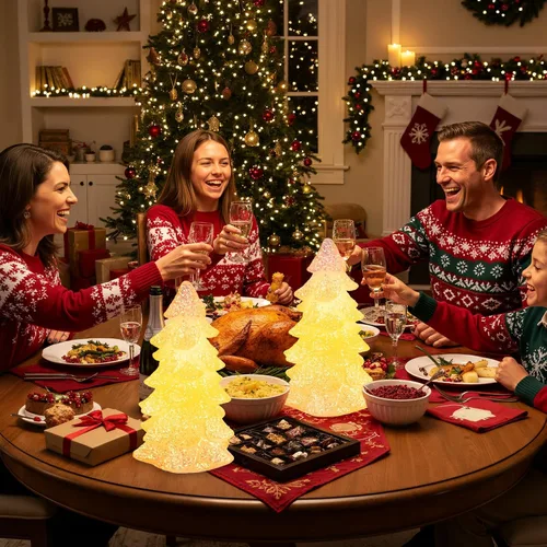 Vista 5 de Glooglitter 2 velas blancas sin llama para árbol de Navidad de 9 pulgadas, brillantes de cera real, parpadeantes, funcionan con pilas, velas LED