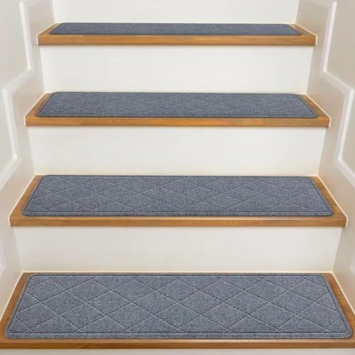 Vista 11 de Stair Treads for Wooden Steps Indoor, KOOTETA 1 Pack 20" X 32" Non Slip