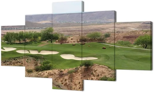 Vista 20 de chenchenArt Payne's Valley Golf Course 19th Hole - Arte de pared para sala de estar, dormitorio, baño, decoración del hogar, campo de golf