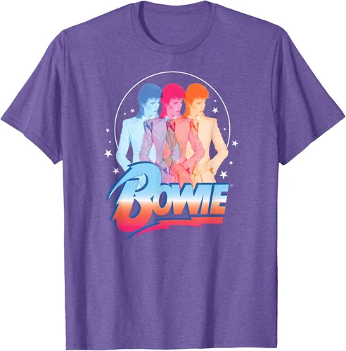 Vista 7 de David Bowie - Camiseta Bowie 3D, Negro