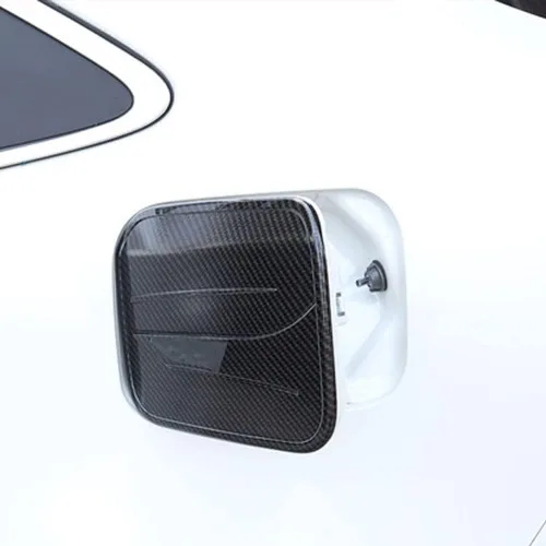 Vista 5 de BOYUER Para Corolla 2020-2026, 2019-2025 Corolla Hatchback ABS de fibra de carbono cromado, combustible, tanques de gas, tapa de llenado, cubierta
