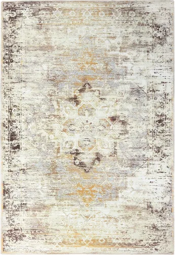 Vista 12 de SUPERIOR Medallion - Alfombra lavable, respaldo de algodón, alfombra para mesa de comedor, alfombra para vestíbulo, de fácil cuidado, alfombra Negro