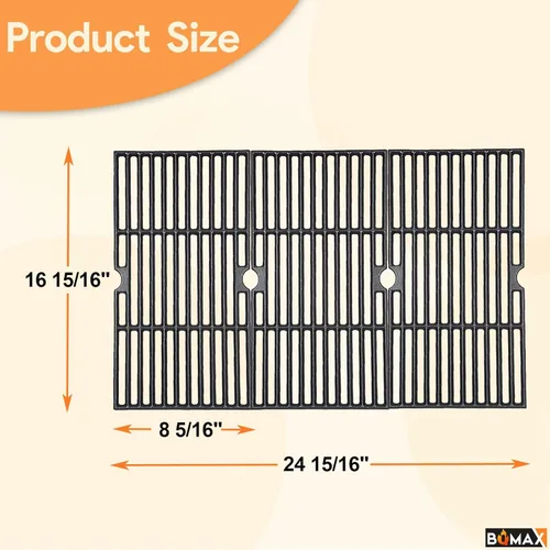 Vista 3 de BQMAX Kit de piezas de parrilla para parrilla híbrida de gas carbón/carbón Charbroil 463370516 463370519 463278418 463278419 G421-0001-W1