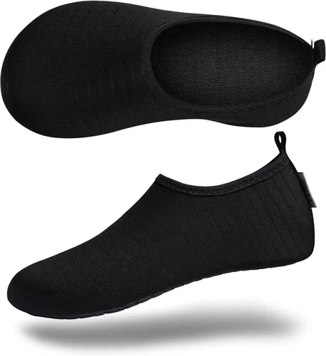 Vista 6 de VIFUUR - Zapatos para deportes acuáticos, calcetines acuáticos, de secado rápido, para yoga, con sensación de andar descalzo, sin cordones