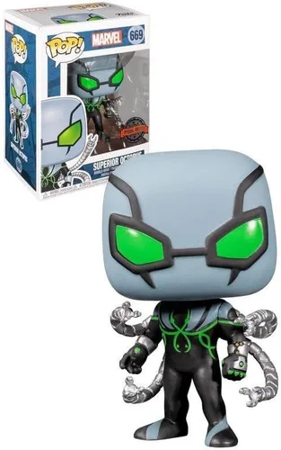 Vista 2 de Funko Pop! Marvel: Spider-Man - Figura de cabeza de cabeza de pulpo superior (edición especial)