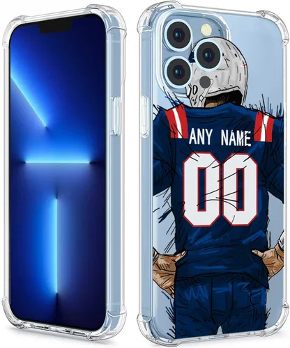 Vista 33 de Funda protectora personalizada con nombre y números para iPhone 15, 14, 13, 12, 11 Xs Max XR 8 7 6 Plus 11 Pro Mini, delgada, a prueba de golpes