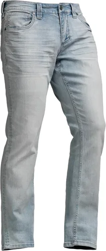 Vista 6 de Howitzer Ropa Vaqueros de mezclilla para hombre, Slim Straight Fit Bruno Wash (Patriot Bruno)