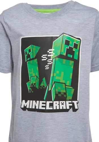 Vista 6 de Minecraft Conjunto de camiseta sin mangas de 3 piezas para niños Creepers